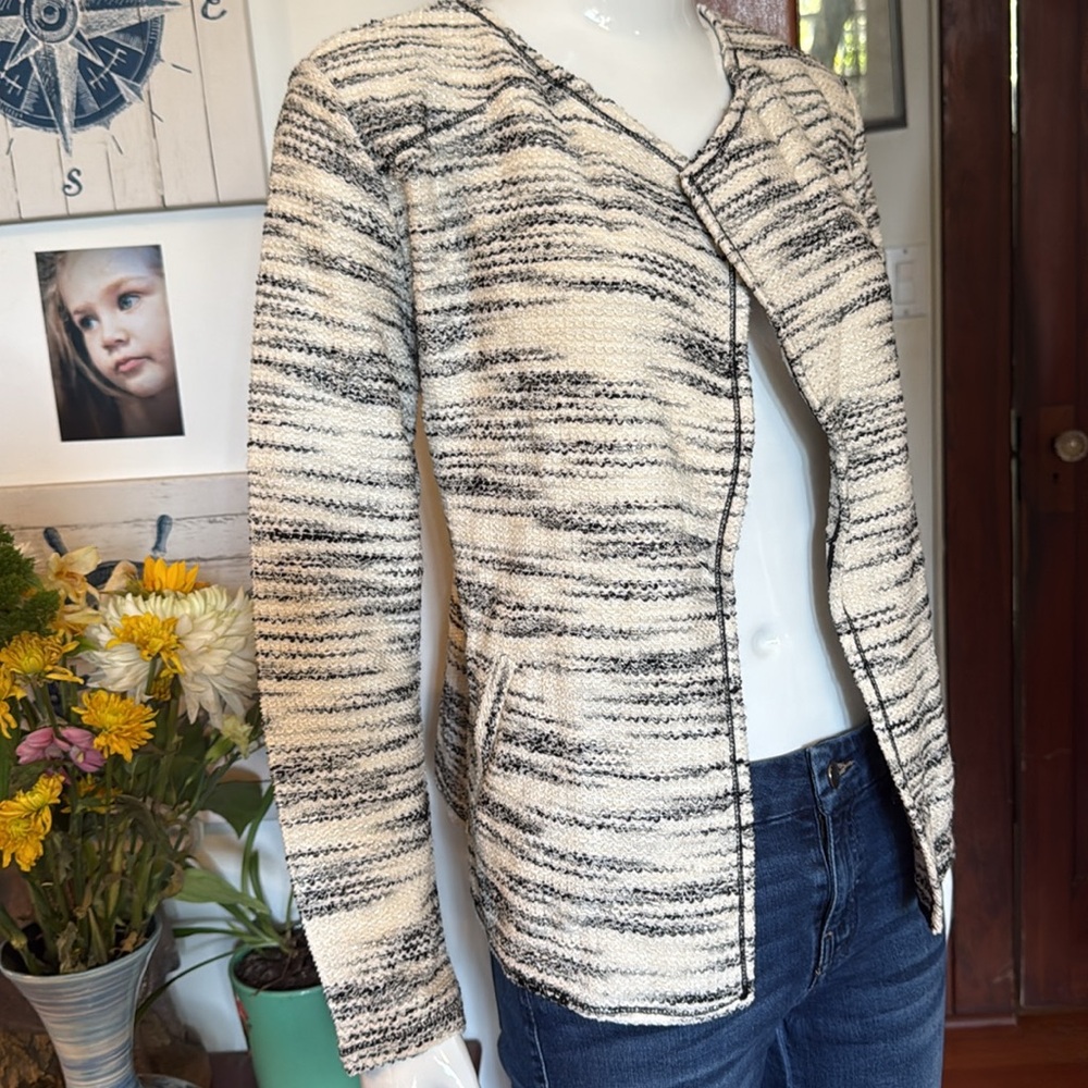NWT Style&Co size small Striped Open-Front Cardigan/jacket